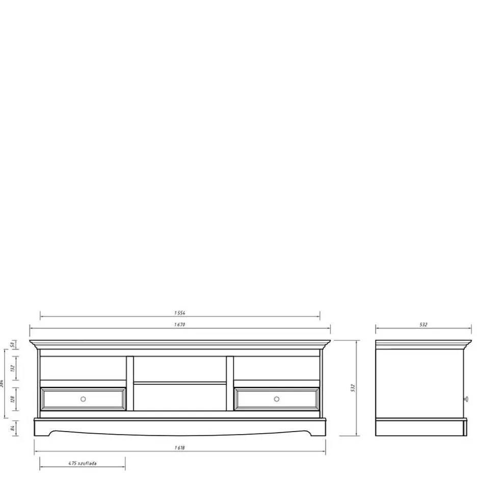 Pharao24 Unterschrank Fernseher Renero> Massivholz Tv Möbel|Fernsehtische