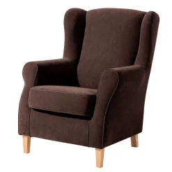 Pharao24 Velours Polstersessel Julian> Ohrensessel