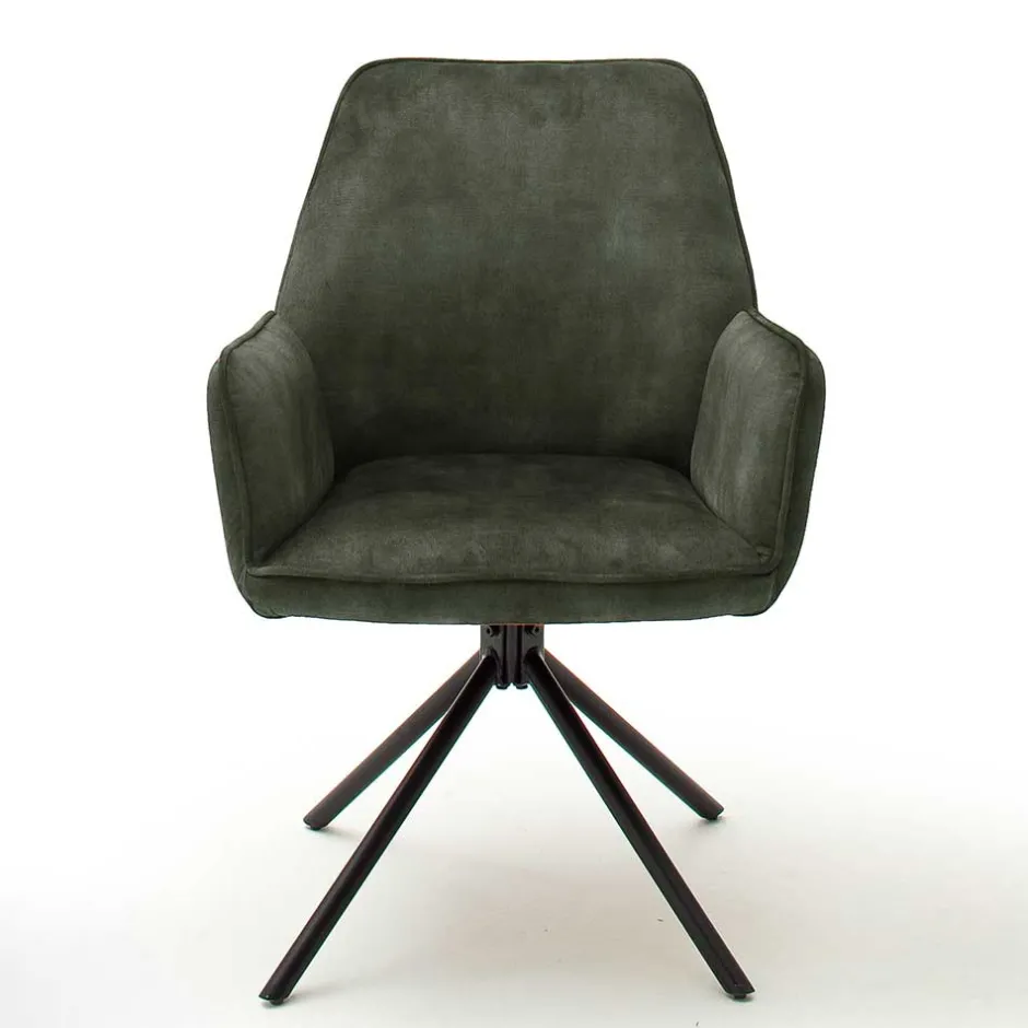 Pharao24 Velours Polsterstühle Ocnano> Armlehnstühle