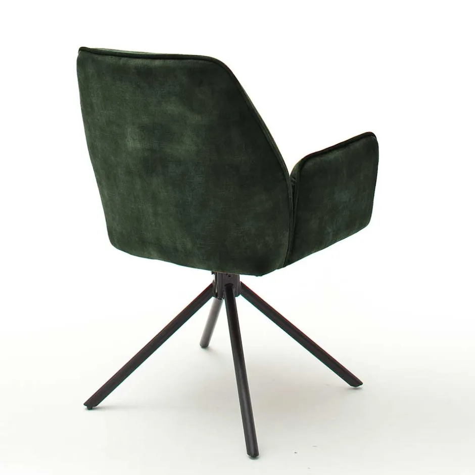 Pharao24 Velours Polsterstühle Ocnano> Armlehnstühle