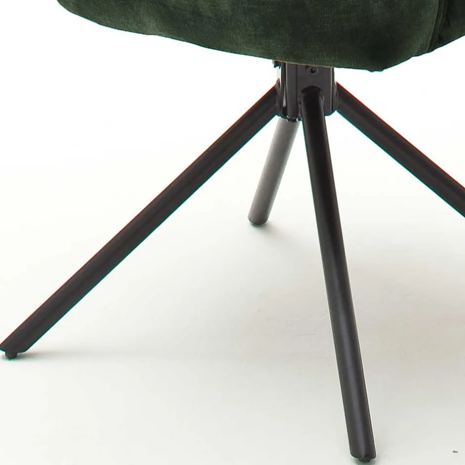 Pharao24 Velours Polsterstühle Ocnano> Armlehnstühle