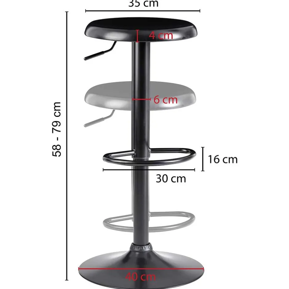 Pharao24 Verstellbarer Hocker Fayeowa> Hocker|Sitzhocker