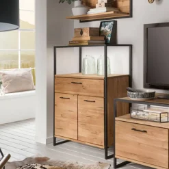 Küchenkommode|Massivholz Kommoden*Pharao24 Vertiko Kommode Haidon