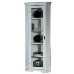 Stauraumvitrinen*Pharao24 Vintage Eckvitrinenschrank Giralva
