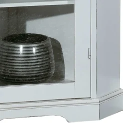 Stauraumvitrinen*Pharao24 Vintage Eckvitrinenschrank Giralva