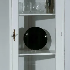 Stauraumvitrinen*Pharao24 Vintage Eckvitrinenschrank Giralva