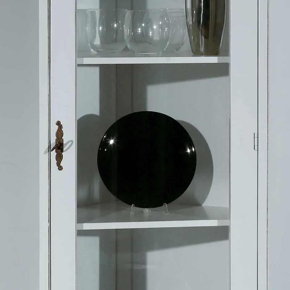 Stauraumvitrinen*Pharao24 Vintage Eckvitrinenschrank Giralva