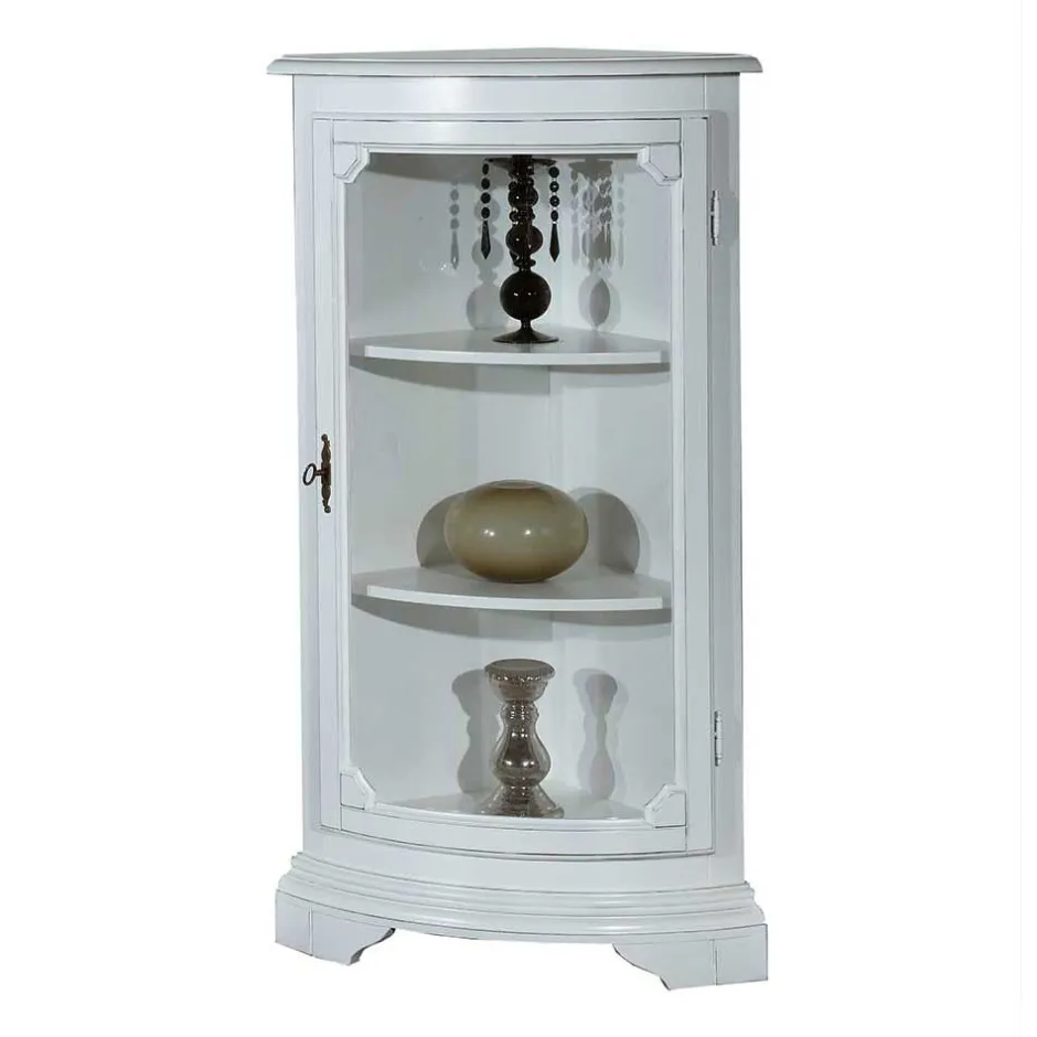 Stauraumvitrinen*Pharao24 Vintage Look Eckvitrine Giralva