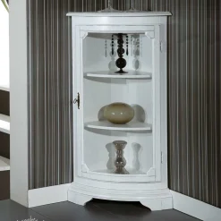 Stauraumvitrinen*Pharao24 Vintage Look Eckvitrine Giralva