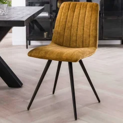 Polsterstühle*Pharao24 Vintage Samt Stühle Madeleine