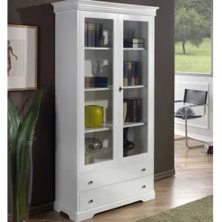 Vitrinenschrank|Wohnzimmervitrinen*Pharao24 Vintage Stil Vitrine Giralva