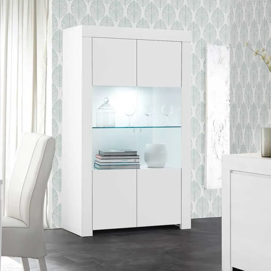 Wohnzimmervitrinen|Vitrinenschrank*Pharao24 Vitrine Avenso