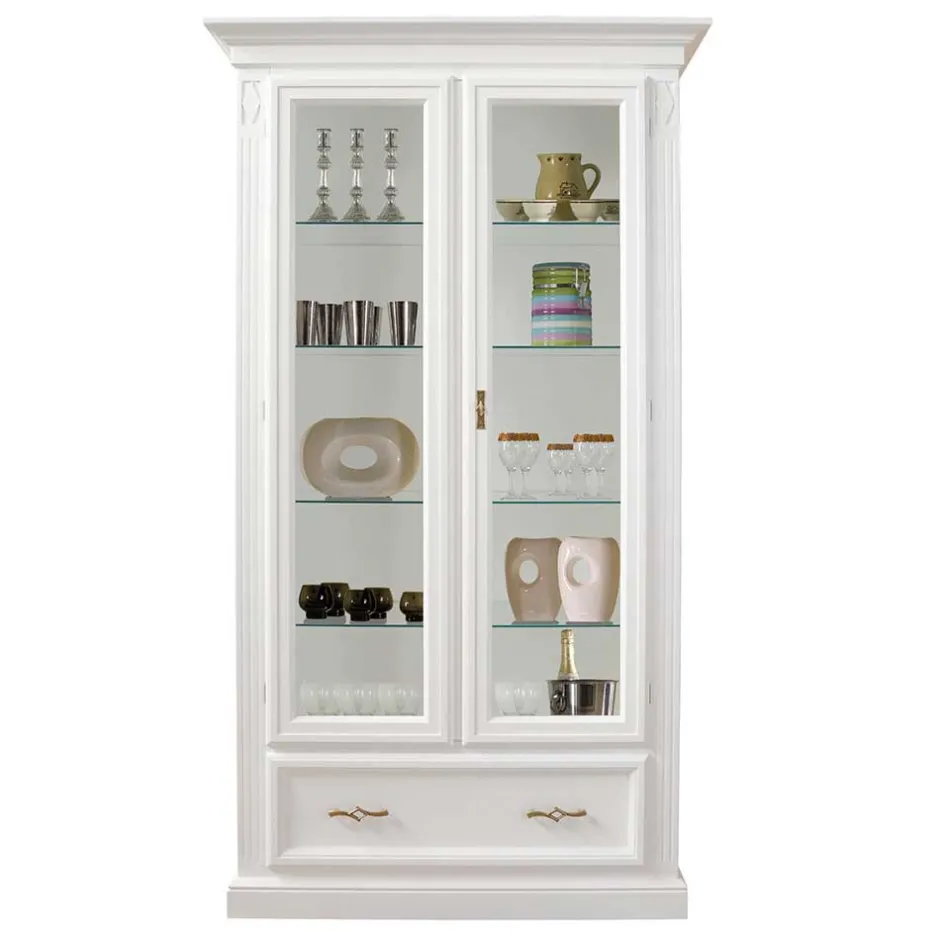 Vitrinenschrank*Pharao24 Vitrine Barnetta