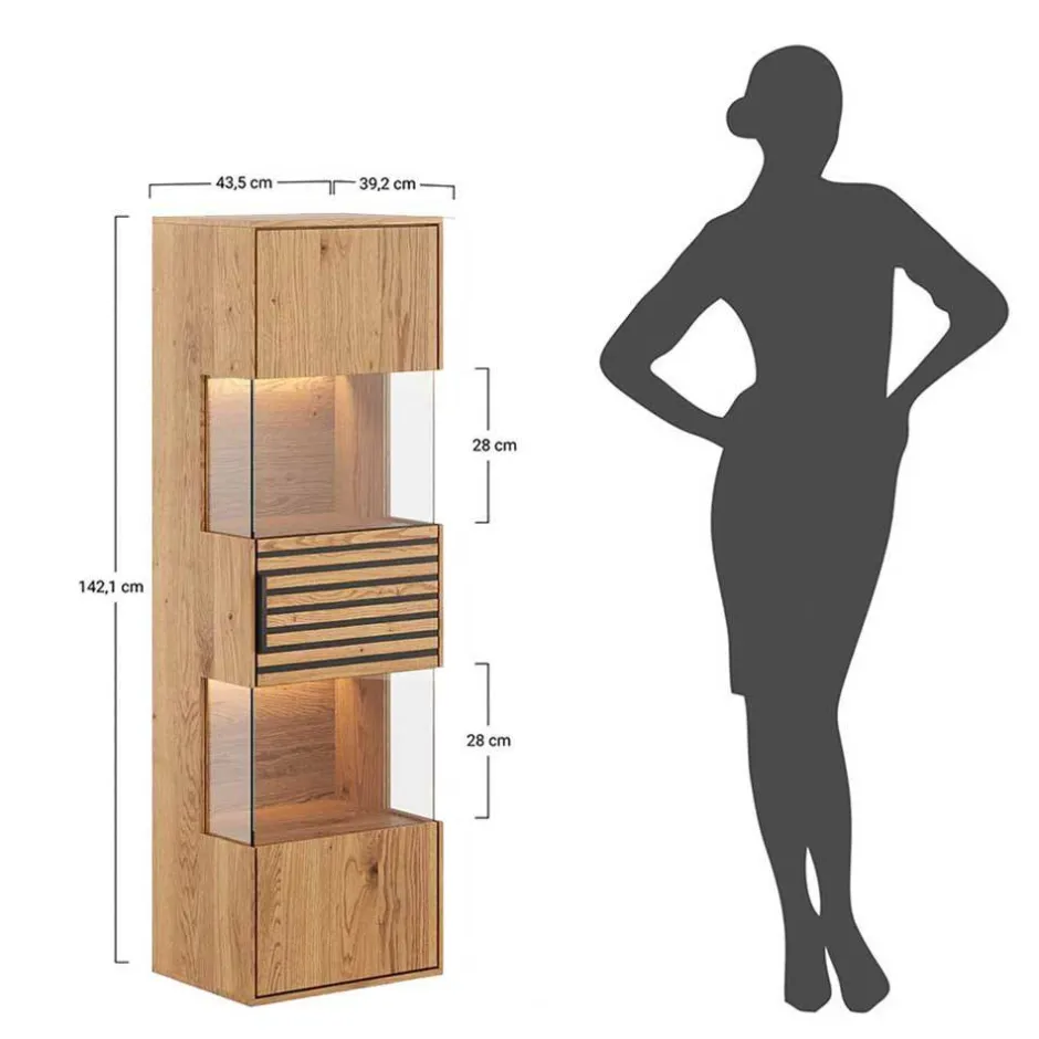 Pharao24 Vitrine Deruta> Wandvitrinen