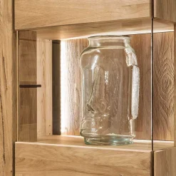 Wohnzimmerschrank|Massivholz Schränke*Pharao24 Vitrine Kaladria