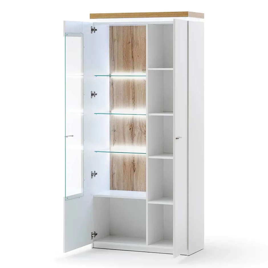 Pharao24 Vitrine Lovranon> Vitrinenschrank|Wohnzimmerschrank