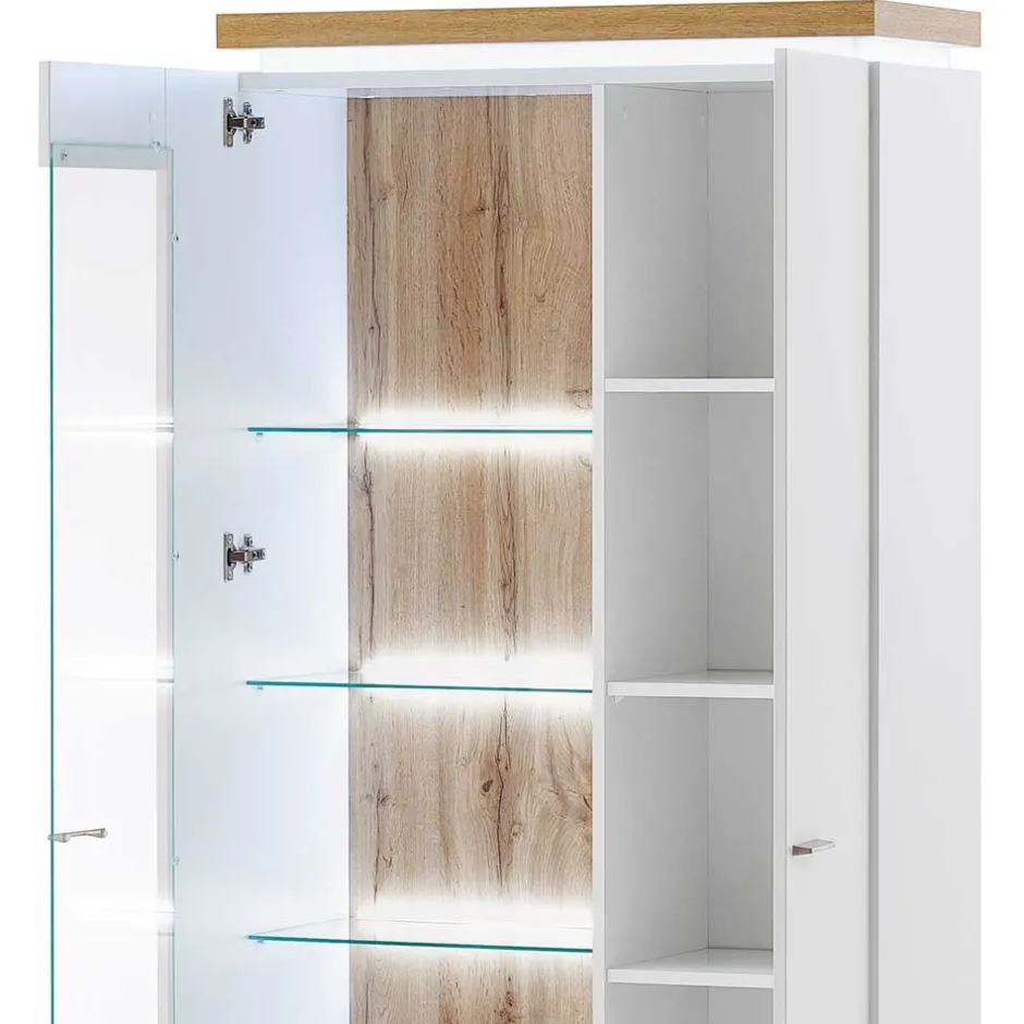 Pharao24 Vitrine Lovranon> Vitrinenschrank|Wohnzimmerschrank