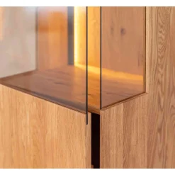 Wohnzimmervitrinen|Massivholz Schränke*Pharao24 Vitrine Rusaly