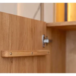 Wohnzimmervitrinen|Massivholz Schränke*Pharao24 Vitrine Rusaly