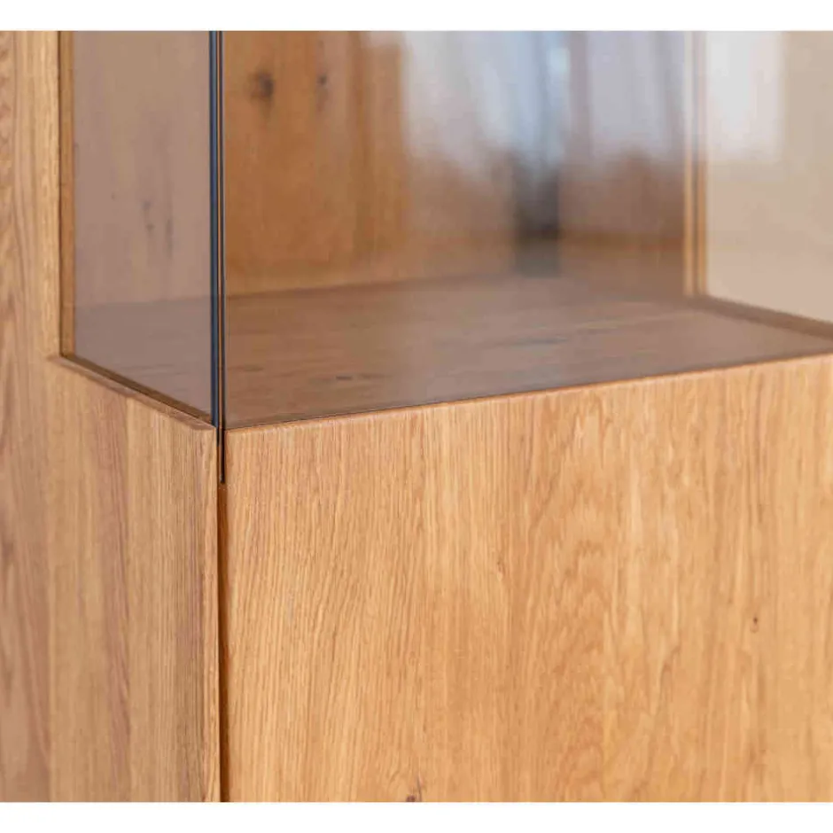 Wohnzimmervitrinen|Massivholz Schränke*Pharao24 Vitrine Rusaly