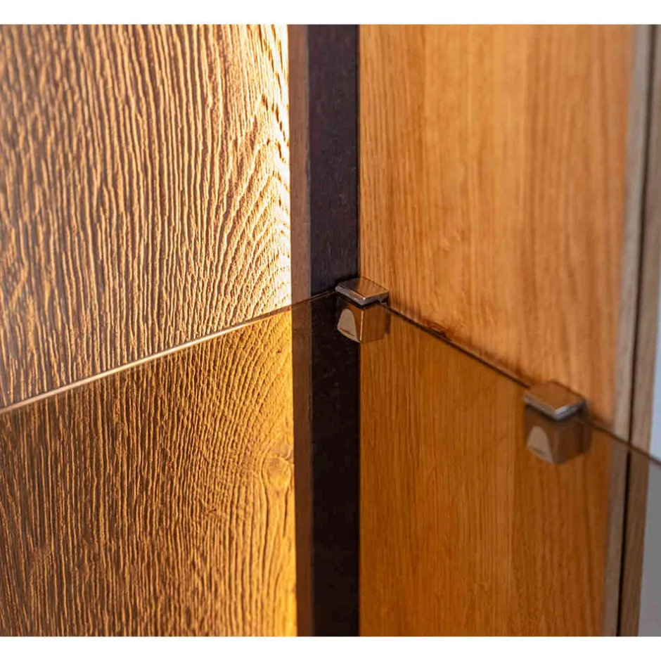 Wohnzimmervitrinen|Massivholz Schränke*Pharao24 Vitrine Rusaly