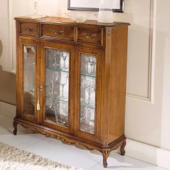 Pharao24 Vitrine Savolina> Wohnzimmerkommoden|Vitrinenschrank