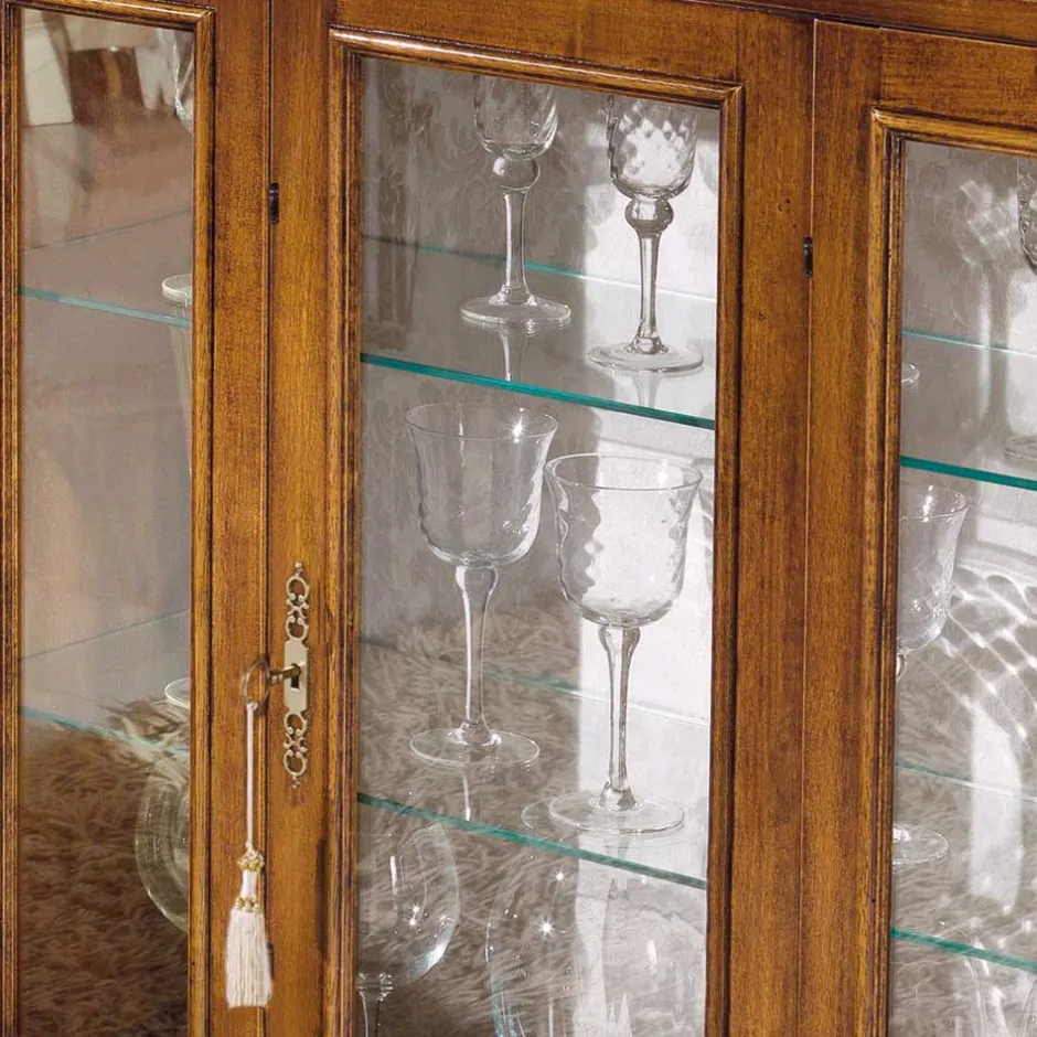 Pharao24 Vitrine Savolina> Wohnzimmerkommoden|Vitrinenschrank