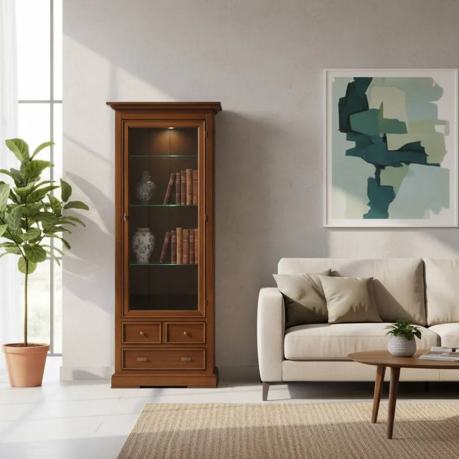 Vitrinenschrank|Stauraumvitrinen*Pharao24 Vitrine Sesimbra