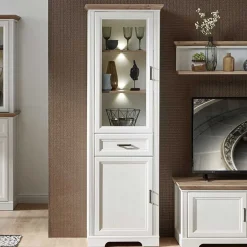 Pharao24 Vitrine Vronata> Vitrinenschrank|Wohnzimmervitrinen