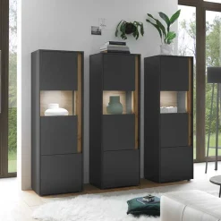 Moderne Wohnwände*Pharao24 Vitrinen Set Uzniana