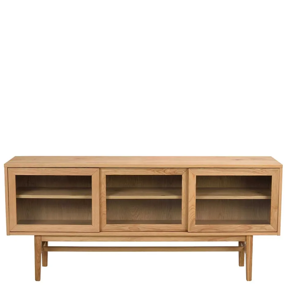 Küchenkommode|Esszimmerkommoden*Pharao24 Vitrinen Sideboard Rattana