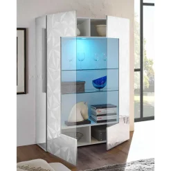 Vitrinenschrank|Wohnzimmervitrinen*Pharao24 Vitrinenschrank Chrismo