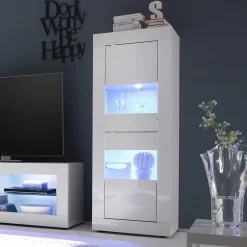 Vitrinenschrank|Wohnzimmervitrinen*Pharao24 Vitrinenschrank Deconda