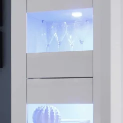 Vitrinenschrank|Wohnzimmervitrinen*Pharao24 Vitrinenschrank Deconda