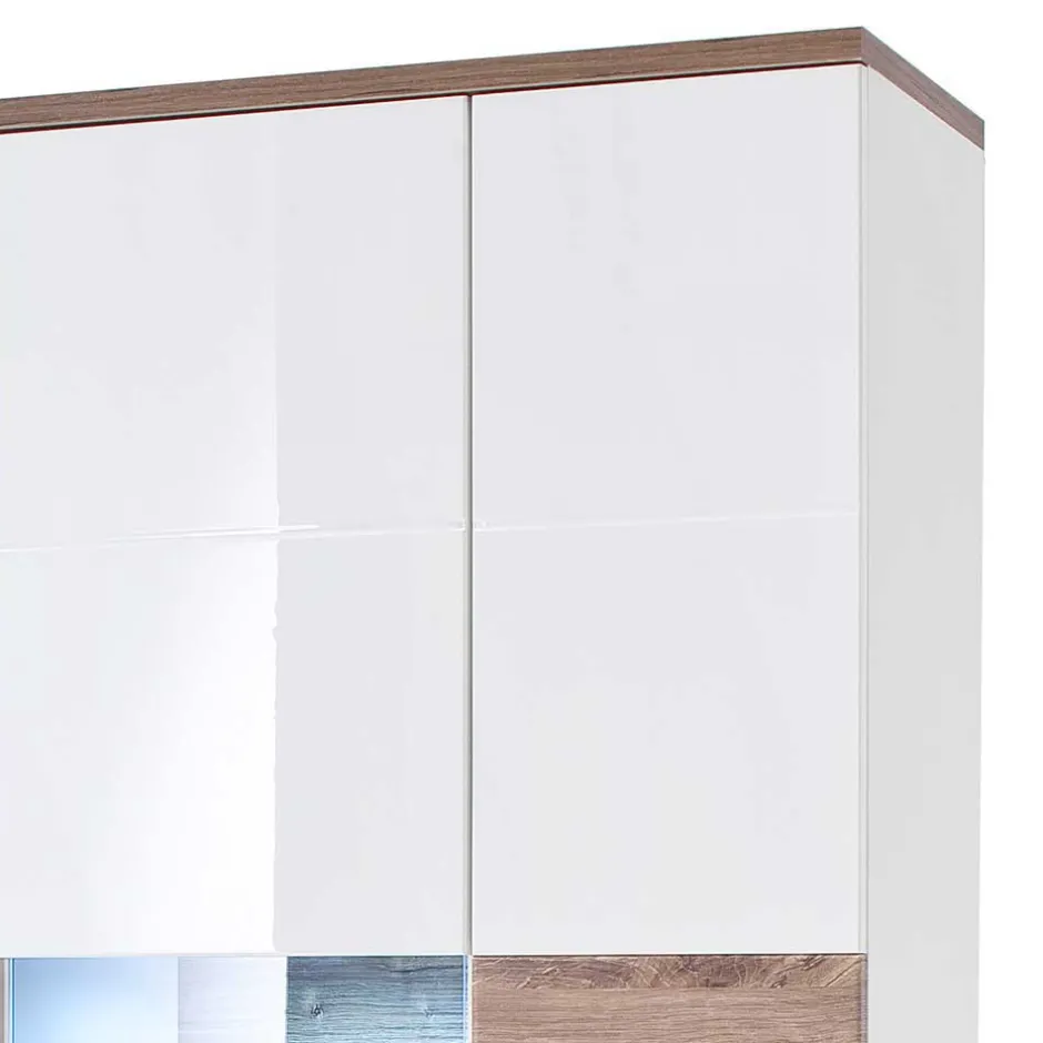 Vitrinenschrank|Wohnzimmervitrinen*Pharao24 Vitrinenschrank Gazino