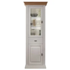 Pharao24 Vitrinenschrank Greeks> Massivholzmöbel|Vitrinenschrank