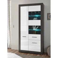 Wohnzimmervitrinen|Vitrinenschrank*Pharao24 Vitrinenschrank Jains