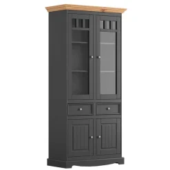 Vitrinenschrank|Stauraumvitrinen*Pharao24 Vitrinenschrank Lyra