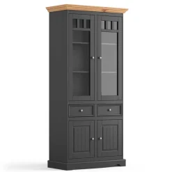 Vitrinenschrank|Stauraumvitrinen*Pharao24 Vitrinenschrank Lyra