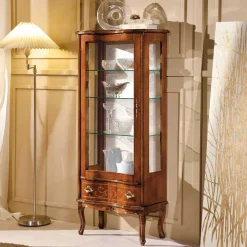 Massivholzmöbel|Wohnzimmerschrank*Pharao24 Vitrinenschrank Maggio