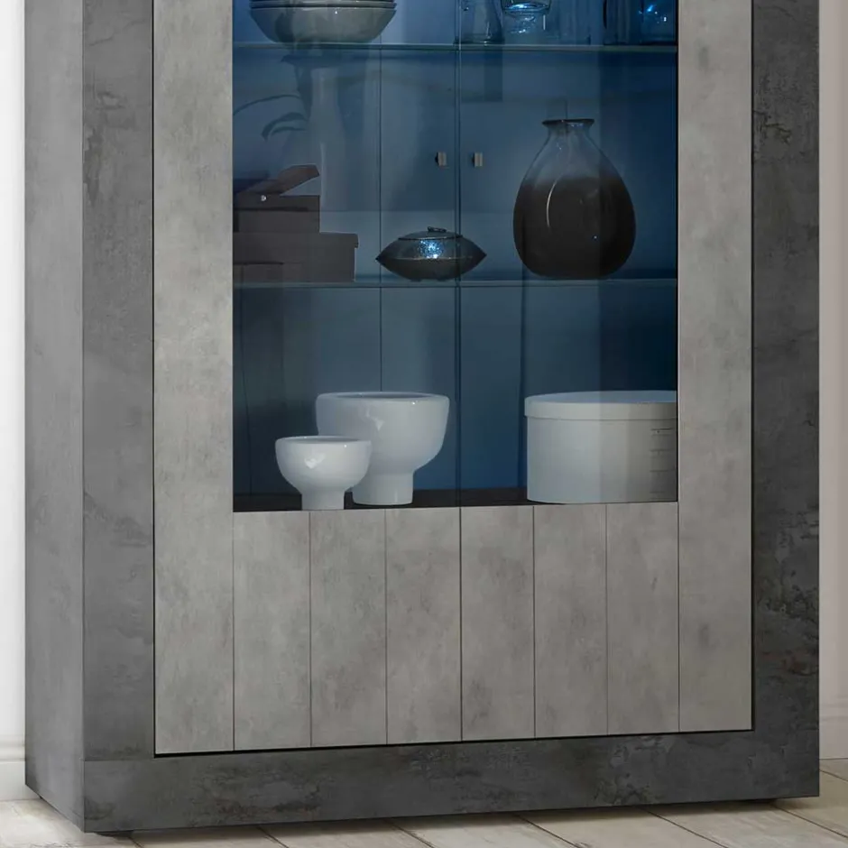 Pharao24 Vitrinenschrank Praki> Vitrinenschrank|Wohnzimmervitrinen