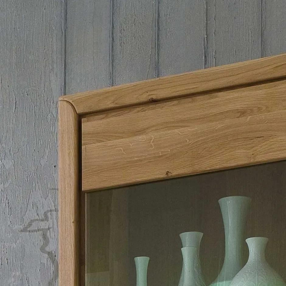 Wohnzimmervitrinen|Massivholz Schränke*Pharao24 Vitrinenschrank Vlarenzo