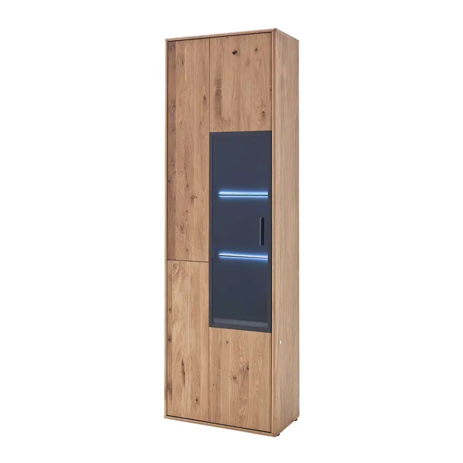 Pharao24 Vitrinenschrank Vruamosa> Wohnzimmerschrank|Massivholz Schränke