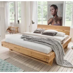 Pharao24 Vollholz Balkenbett Flaciona> Massivholzbetten