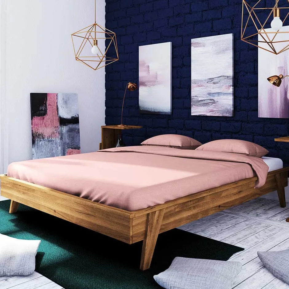 Pharao24 Vollholzbett Carilla> Doppelbetten|Massivholzbetten