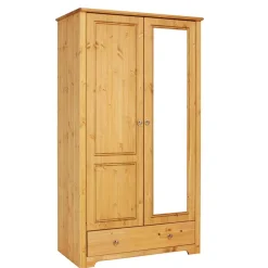 Pharao24 Vollholzschrank Slavira> Massivholz Schränke|Drehtürenschränke