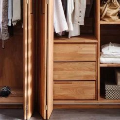 Massivholz Schränke|Kleiderschränke*Pharao24 Vollholzschrank Verunia