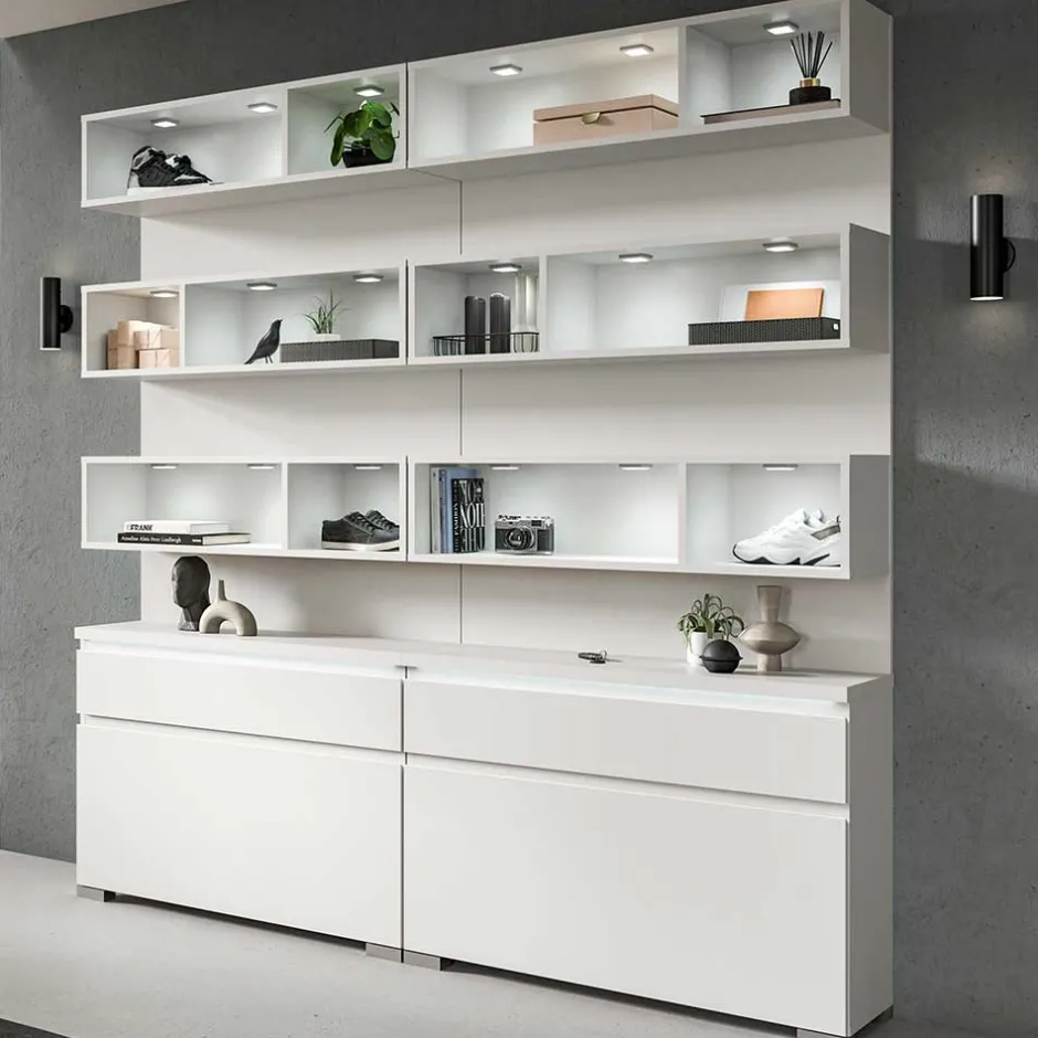 Pharao24 Wand Regal für Schuhe Filicudio> Wohnzimmerregale|Wandregale