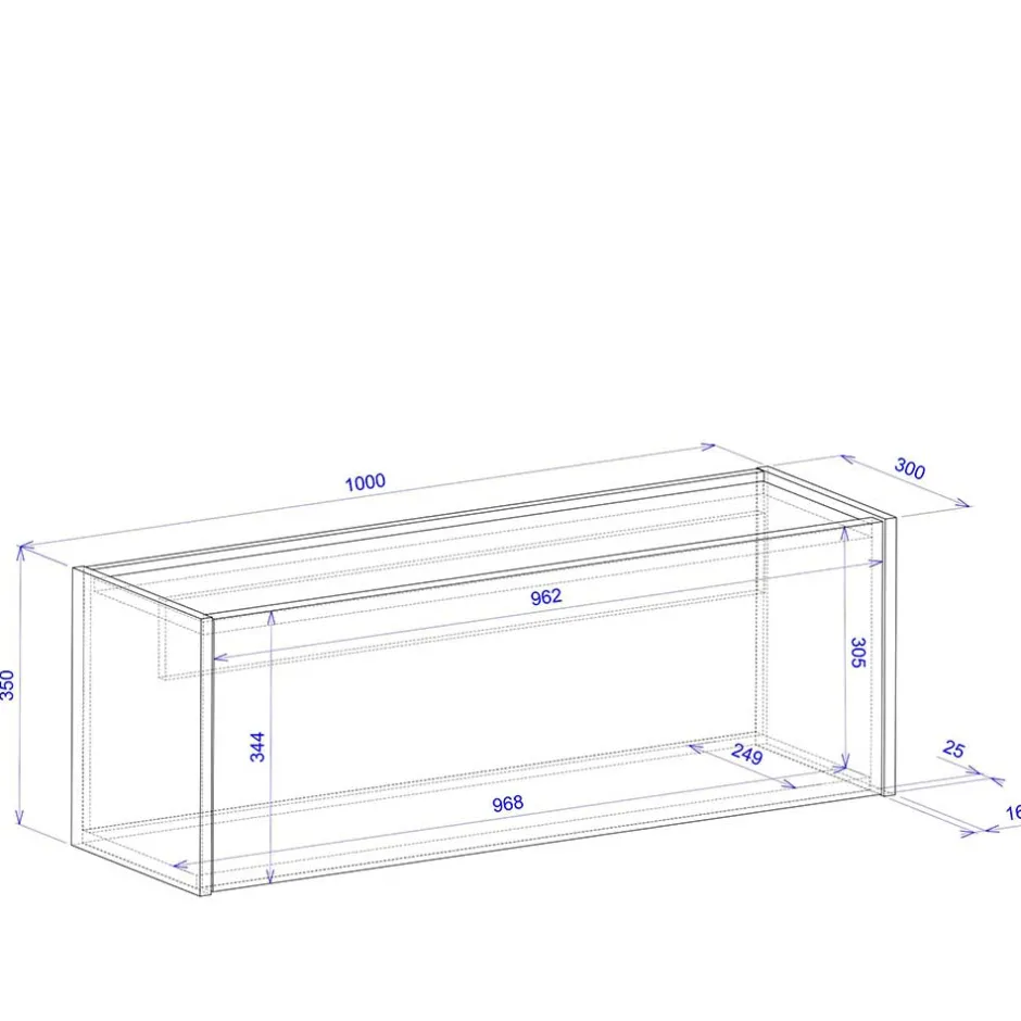 Schreibtische*Pharao24 Wand Schreibtisch Rascian