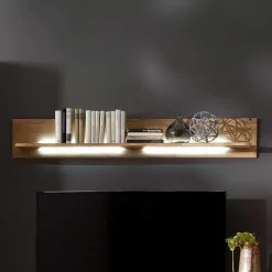 Wohnzimmerregale|Massivholzregale*Pharao24 Wandboard Drascana